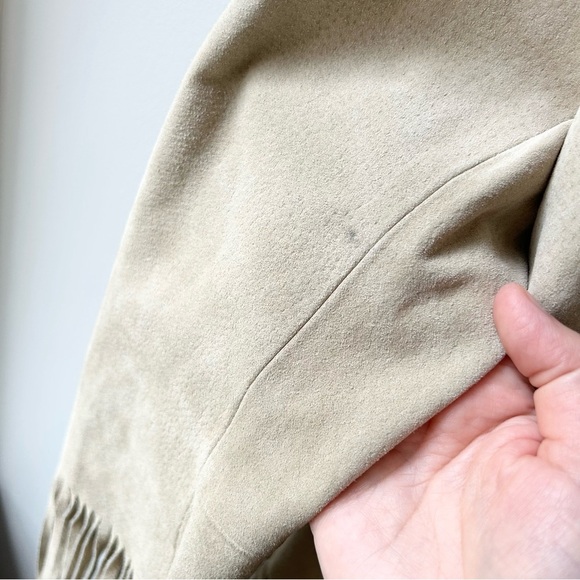 Vintage BB Dakota fringed cropped women’s genuine suede jacket - Picture 8 of 10